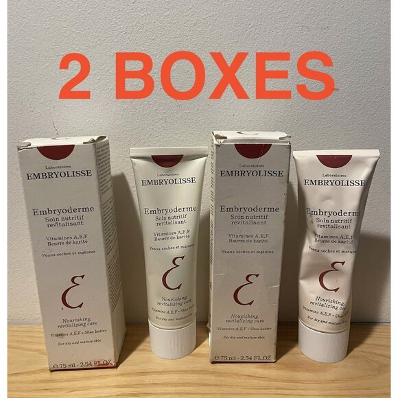 Embryolisse Embryoderme 2.54 oz Nourishing Dry & Mature Skin Exp 10/2026 2 BOXES - Picture 1 of 7